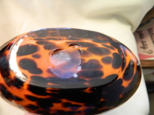 VINTAGE MURANO GLASS HAND BAG VASE - Picture 4 of 4