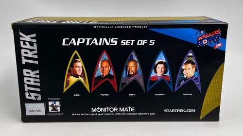 Star Trek Bif Bang Pow Captains Set of 5 Bobblehead Figure Limited Edition - Picture 6 of 9