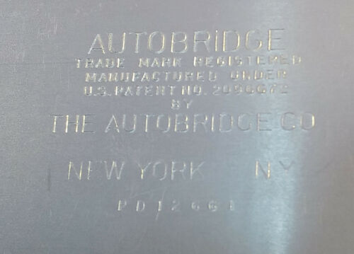 AutoBridge Play Yourself 1957 juego de puente de colección avanzado modelo de bolsillo de lujo - Imagen 8 de 12