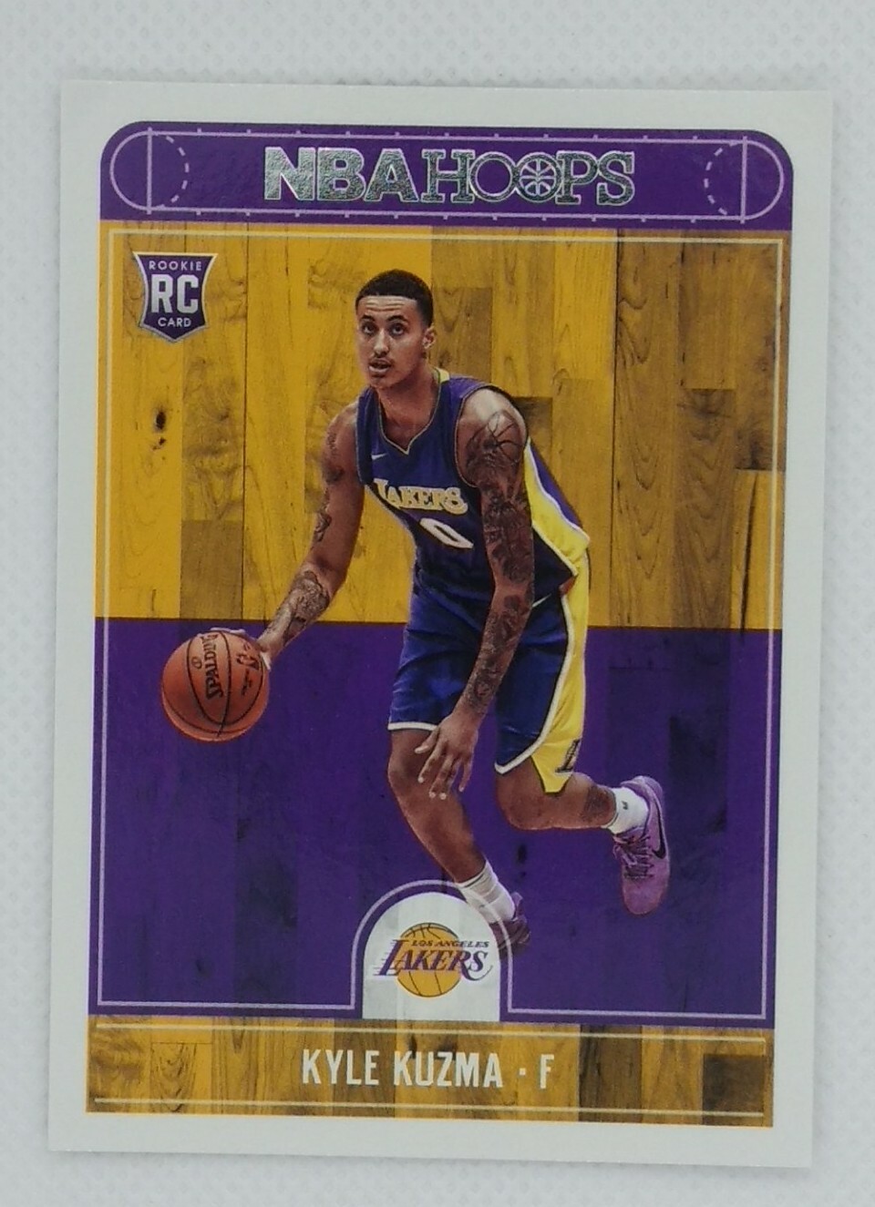 2017-18 Panini NBA Hoops Kyle Kuzma Rookie RC #277, Los Angeles Lakers