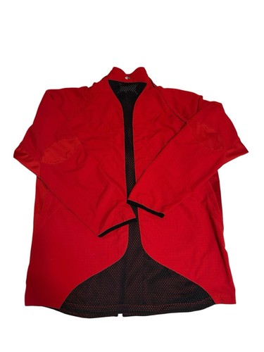 Adidas Jacket Mens Sz 2XLT Top Cherry Red Coat Zip Work Out Running - 第 2/8 張圖片