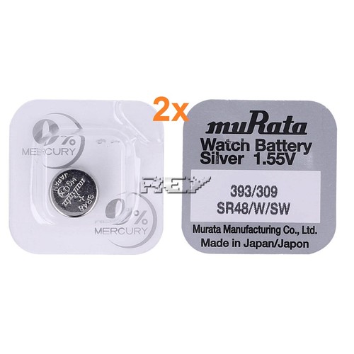 Pila Boton MURATA 393 / 309 (sr48sw / w) Tipo Botón Blister Nuevo b151 vr - Imagen 5 de 8