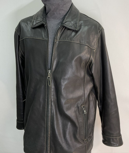 Andrew MARC New York Soft Leather Jacket: Men’s Size M - Black - Picture 3 of 18