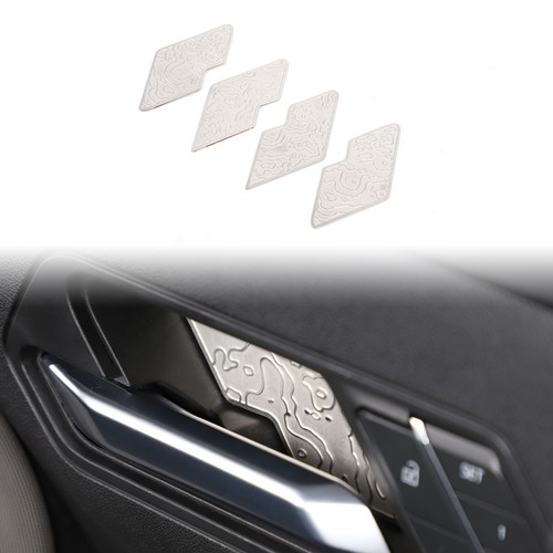 Inner Door Bowl Cover Trim Stainless Steel Silver Fits For Hummer EV 2024-2025 - Imagen 13 de 24
