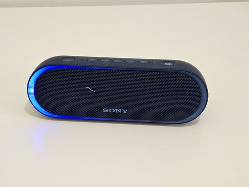 Sony SRS-XB20 Extra Bass tragbarer kabelloser Bluetooth Lautsprecher blau getestet funktioniert - Bild 10 von 11