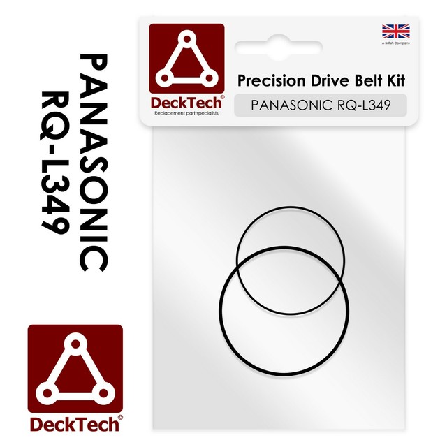 DeckTech™ Replacement Belt Panasonic Walkman RQ-L349 RQL349 Rubber Drive Belts DeckTech™ Replacement Belt Panasonic Walkman RQ-L349 RQL349 Rubber Drive Belts