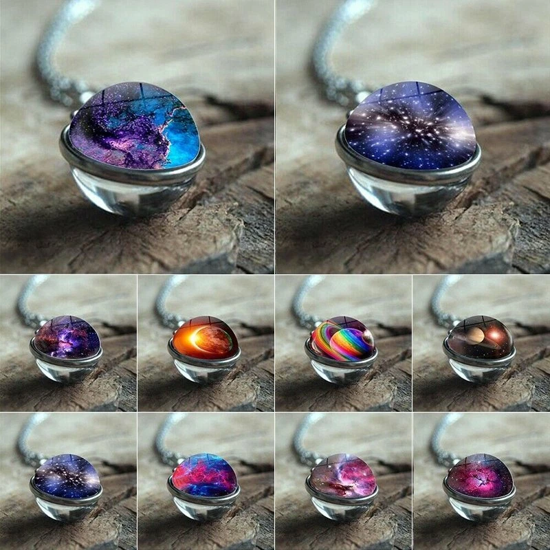 Glow In The Dark Galaxy Necklace