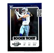 2021 Panini Contenders Optic - Rookie Ticket Simi Fehoko  (RC) Chargers Cowboys