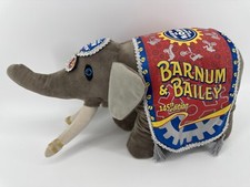 Ringling Bros Barnum Bailey 145th Edition Elephant Plush Red Gears Circus Collec