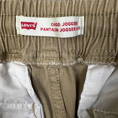 Levi's Cargo Jogger Mens 30x28 Beige Utility Slim Taper Leg Casual Trousers - Picture 9 of 11