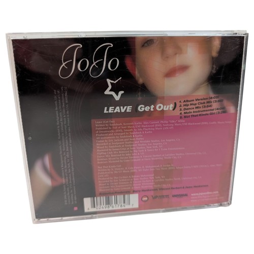 Leave (Get Out) by JoJo (CD Single, 1994, Blackground Records) - Foto 7 di 7
