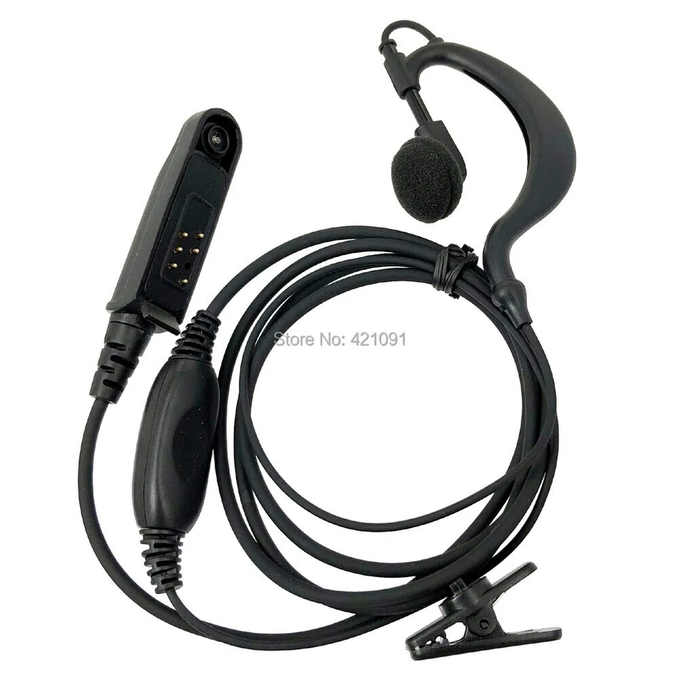 10piece Earpiece Headset Mic for Baofeng UV-9R Plus BF-9700 BF-A58 GT-3WP UV-5S - Image 2 of 4