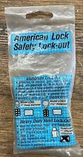 AMERICAN LOCK MODEL LO87 SAFETY LOCK-OUT 1" SHACKLE CLEARANCE NEW SEALED BAG