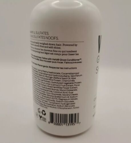 Verb Ghost Shampoo 12 flüssige Unzen Reinigung + schwerelose Feuchtigkeit farbsicher VRB (Y) - Bild 2 von 2
