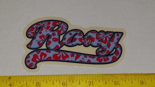 VTG 90's ROXY HAWAIIAN CALIFORNIA BEACH GIRL HEART SURF SKATEBOARD STICKER DECAL - Picture 13 of 19