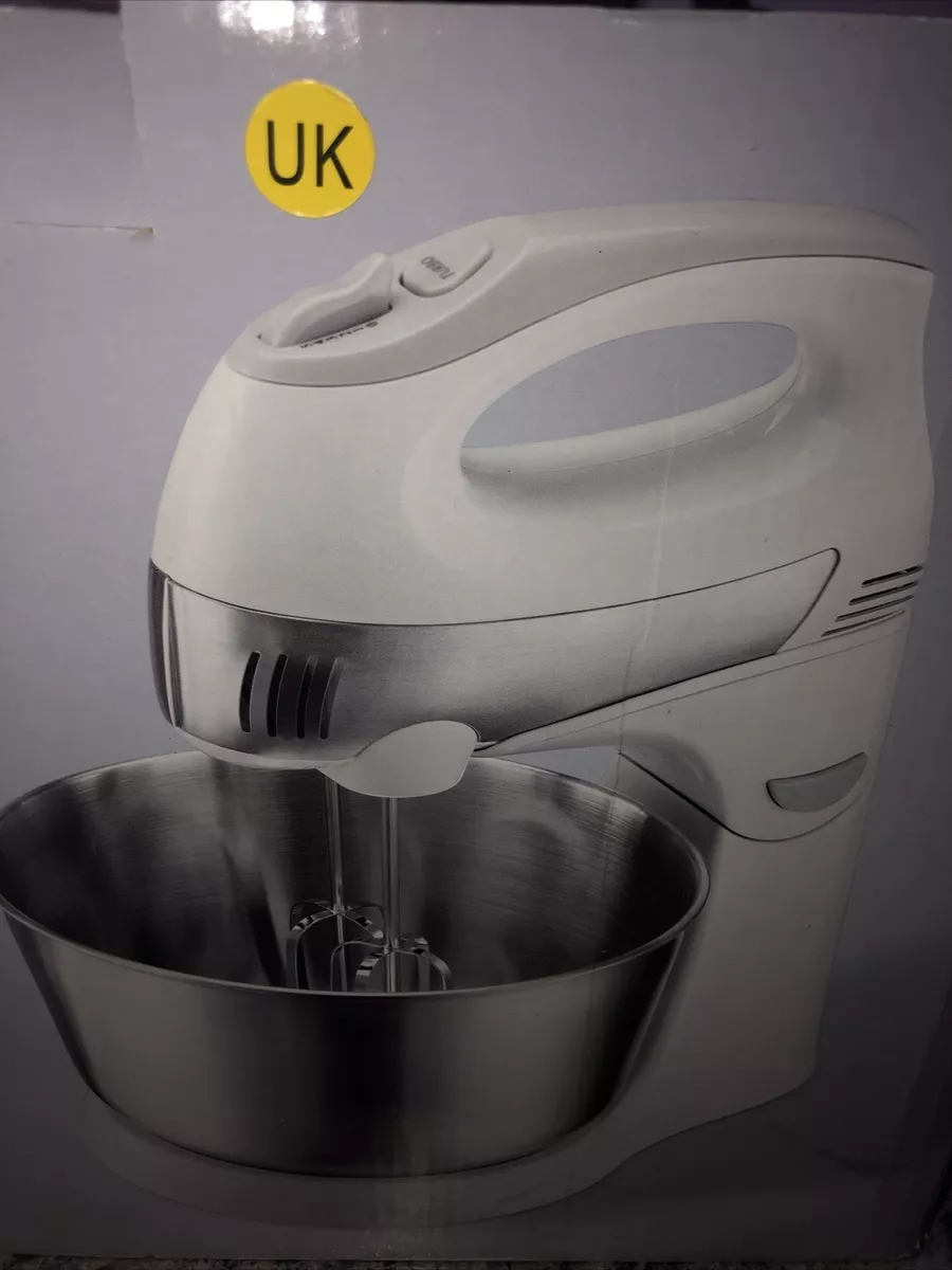 BNIB TESCO STAND MIXER DETACHABLE 5 SPEED 4L STAINLESS STEEL BOWL. DAMAGED BOX