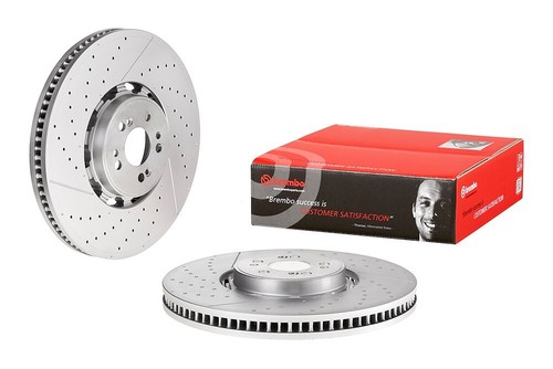 2x BREMBO Bremsscheibe Vorderachse für MERCEDES-BENZ - Bild 2 von 2