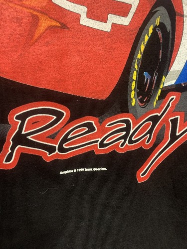 Vintage Track Gear Born Ready Chevy Racing All Over Print Nascar Shirt L 1999 - Bild 8 von 8