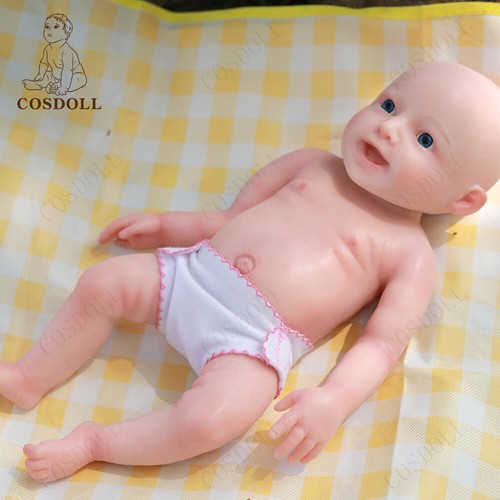 COSDOLL 18" Newborn Reborn Baby Dolls Lifelike Girl Doll smiley Baby Doll US - Picture 7 of 9