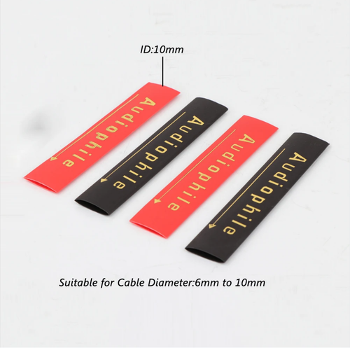 12x Audio Heat Shrink Tube 10mm Insulated Sleeving Tubing for Speaker HiFi Cable - Picture 3 of 8