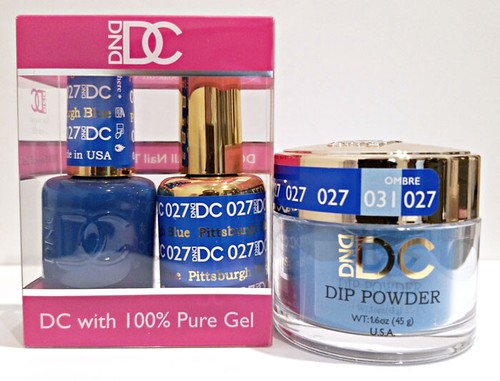 DND DC 3in1 Gel Polish Dipping Powder PICK YOUR COLOR Gel Dip Powder 3pc - Picture 34 of 150