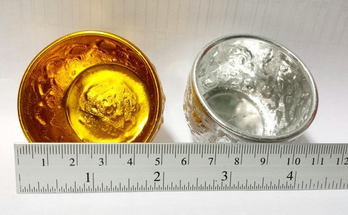 Thai tradition Water Bowl Gold Silver with tray pedestal worship to Buddha - Picture 11 of 11