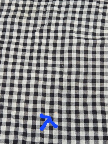 Chico's Shirt Womens 3 Black White Gingham Plaid Short Sleeve Pullover Top - Picture 4 of 11