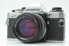 Read Good Olympus OM-10 Silver SLR body w/ 50mm f1.4 from lens JAPAN 204