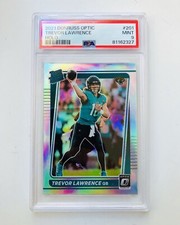2021 Optic TREVOR LAWRENCE Rated Rookie Holo RC #201 PSA 9 MINT