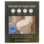Roper Rhodes Secure Fix Toilet Seat with Fixing Soft Close Quick Release Hinges