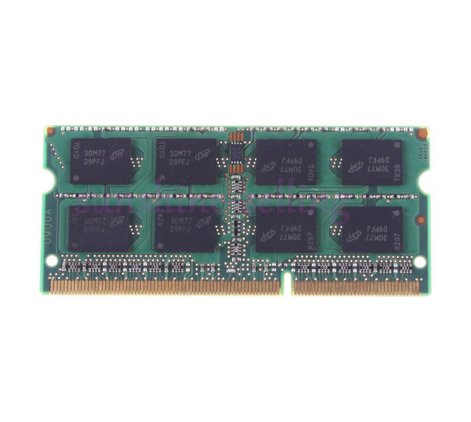 Micron 4 GB 8GB DDR3 1333MHz PC3-10600S 204PIN SO-DIMM Laptop Memory RAM Lot #xx - Image 3 of 4