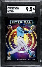 2020 Donruss Optic M-7 Wander Franco Mythical HOLO SILVER PRIZM SGC 9.5 MINT+