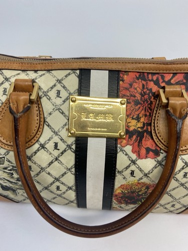 L.A.M.B. Gwen Stefani Satchel marigold Purse Handbag READ PICS - Picture 8 of 19