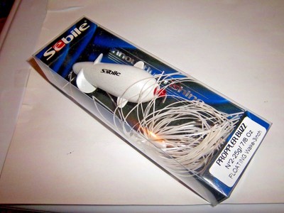 SEBILE PROPPLER BUZZ PPZ-GL-NO-080-FL FLOATING 3/"//80mm LURE 7//8oz//25g Gold NEW