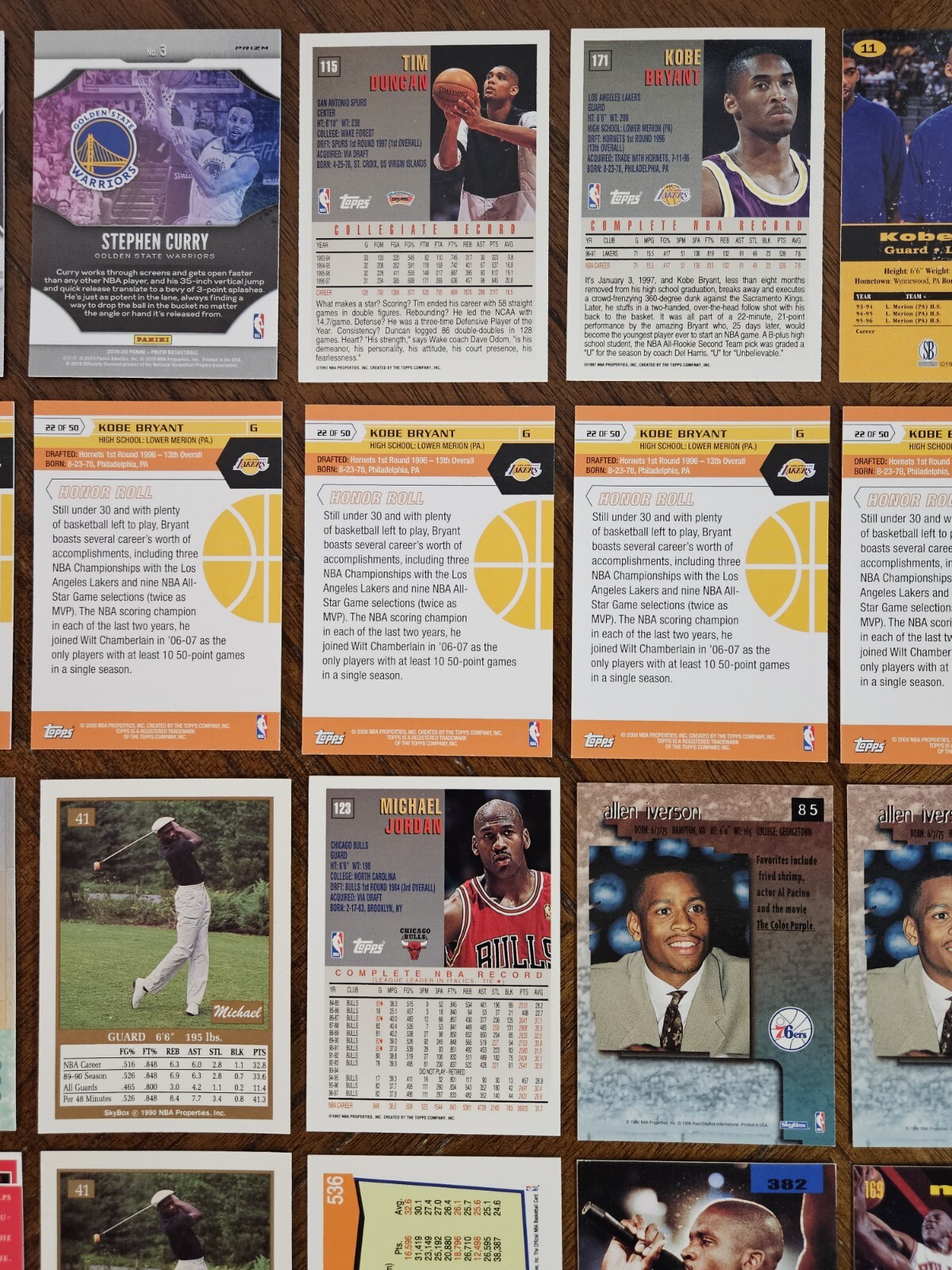 1990s & 2000s BASKETBALL HOF/STAR CARDS MICHAEL JORDAN, KOBE, LEBRON EXNMMT*YCC* - Picture 18 of 24
