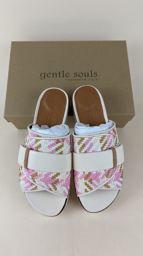 Gentle Souls Lavern Strap Slide Platform Sandal Womens 8.5 M Pink Shoes $189 NWB - Picture 2 of 9