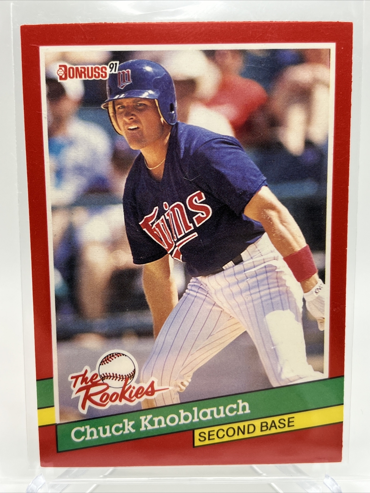 1991 Donruss the Rookies Chuck Knoblauch Rookie Card #39 Mint FREE SHIPPING