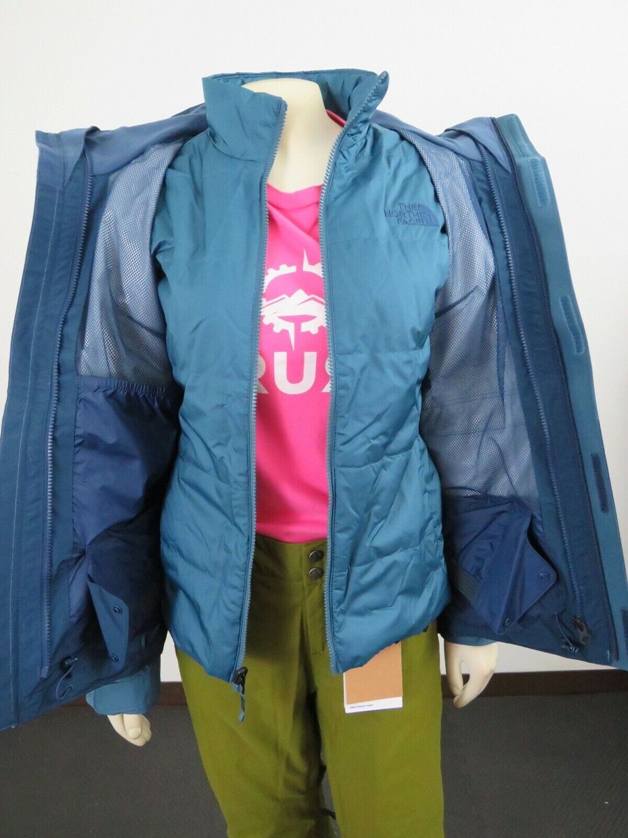 The North Face Womens Garner Triclimate 3 in 1 Jacket Mallard Blue Medium