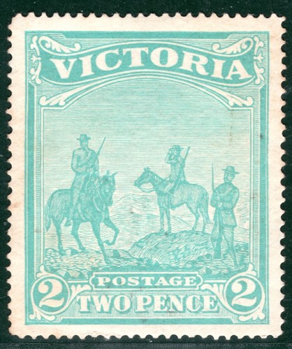 Australia States VICTORIA SG375 2d(2s) BOER WAR CHARITY Mint MNH c£300+ PBLUE25 - Picture 1 of 6