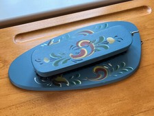 Vintage Wooden Painted Clothes Brush