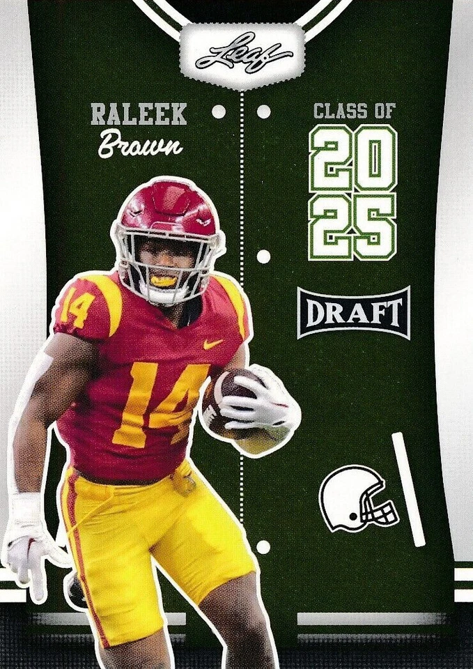 2023 Leaf Draft Raleek Brown #84