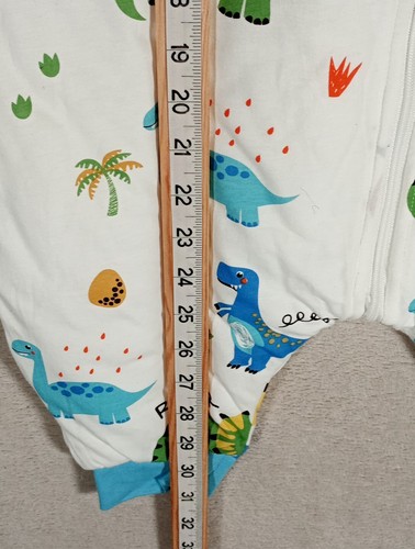 Chilsuessy Schlafsack All One Schlafanzug Kinderwagen Schnee Dinosaurier 12-18 Monate Neu - Bild 9 von 18