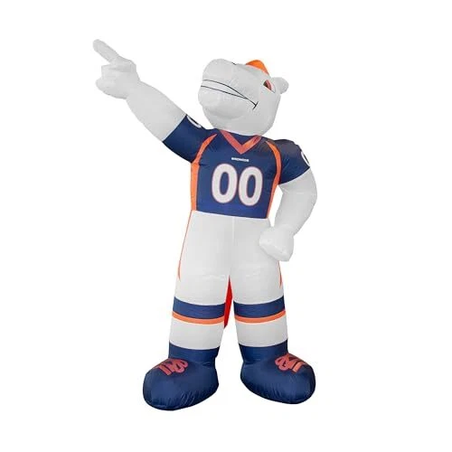 LOGOBRANDS Denver Broncos Mascot Thunder 7' Tall NFL Inflatable