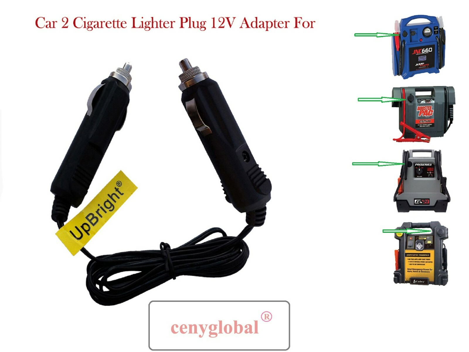 AC Adapter For Clore JNC300XL JumpNCarry 900 Peak Amp Jump Starter