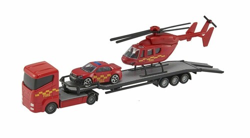 Teamsterz Helicopter & Rescue Truck Kids Toy with Police Car Perfect Gift - Picture 8 of 26