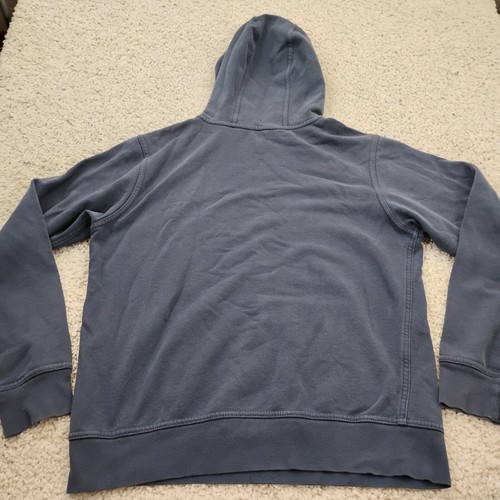 The North Face Sweater Mens Small Blue Hoodie Sweatshirt Fleece Lined Faded - Picture 7 of 11