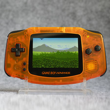Nintendo Game Boy Advance  - 3" IPS Display - clear orange