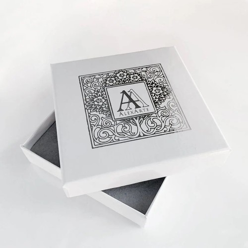 Orecchini donna pendenti acciaio argento perle perline con pietre dure swarovski - Foto 2 di 3