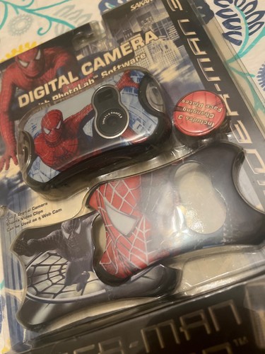Sakar Spiderman 3 Digital Camera Photolab Software 3 Face Plates 2007 NEW - Picture 5 of 6