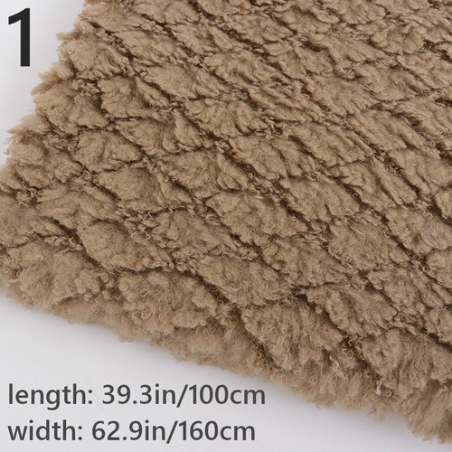 Kunstfell Stoff Tuch Flauschig Fell Plüsch Spielzeug Decke Kostüm DIY Stoff 1M - Bild 11 von 16